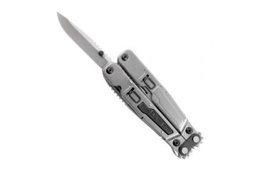 Image of SOG Specialty Knives &amp; Tools PowerGrab Fabric Sheath Multi-Tool, w/ Hex Bit Kit, Satin, PM1001N-CP