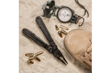 Image of SOG Specialty Knives &amp; Tools Powerlock EOD Scissors Multi-Tool w/ Nylon Sheath, Black Oxide Finish, Black/Black, SOG-B61N-CP