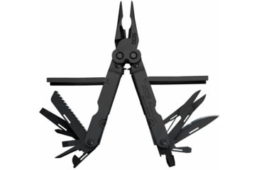 Image of SOG Specialty Knives &amp; Tools Powerlock EOD Scissors Multi-Tool w/ Nylon Sheath, Black Oxide Finish, Black/Black, SOG-B61N-CP