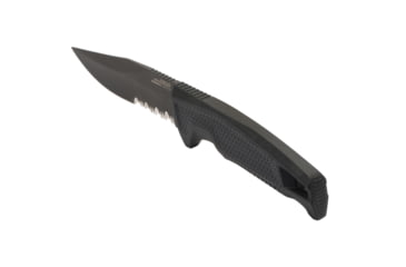 Image of SOG Specialty Knives &amp; Tools Recondo FX Fixed Blade Knives, 4.6in, Partially Serrated Edge, CRYO 440C Steel, Spear Point, Black, GRN / TPU Handle, Black, SOG-17-22-02-57