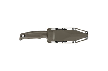 Image of SOG Specialty Knives &amp; Tools Recondo FX Fixed Blade Knives, 4.6in, Partially Serrated Edge, CRYO 440C Steel, Spear Point, FDE, GRN / TPU Handle, Black, SOG-17-22-04-57