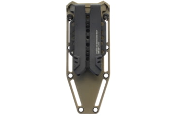 Image of SOG Specialty Knives &amp; Tools Recondo FX Fixed Blade Knives, 4.6in, Straight Edge, CRYO 440C Steel, Spear Point, FDE, GRN / TPU Handle, Black, SOG-17-22-03-57