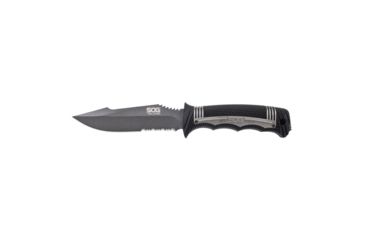 Image of SOG Specialty Knives &amp; Tools Seal Strike Knive, 4.9in AUS-8 Steel Partially Serrated Blade, Glass Reinforced Nylon And St Powder Coat, SS1001