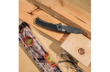 Image of SOG Specialty Knives &amp; Tools Sideswipe Folding Knife, 7Cr15 Blade, Clip Point, Grey Anodized, Aluminum Handle, Silver, SOG-SW1011-CP