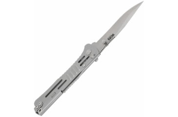 Image of SOG Specialty Knives &amp; Tools SlimJim Assisted Folding Knife, 3.18in, AUS-8 Blade, Clip Point, Bead Blasted, 420 Stainless Steel Handle, SOG-SJ31-CP