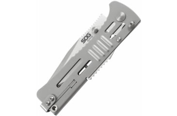 Image of SOG Specialty Knives &amp; Tools SlimJim Assisted Folding Knife, 3.18in, AUS-8 Blade, Clip Point, Bead Blasted, 420 Stainless Steel Handle, SOG-SJ31-CP
