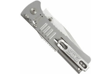 Image of SOG Specialty Knives &amp; Tools SlimJim Assisted Folding Knife, 3.18in, AUS-8 Blade, Clip Point, Bead Blasted, 420 Stainless Steel Handle, SOG-SJ31-CP