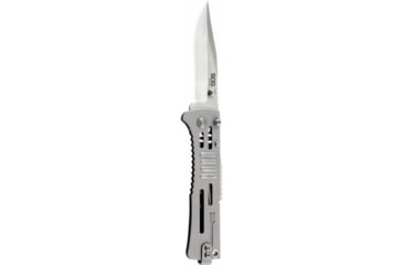 Image of SOG Specialty Knives &amp; Tools SlimJim Assisted Folding Knife, 3.18in, AUS-8 Blade, Clip Point, Bead Blasted, 420 Stainless Steel Handle, SOG-SJ31-CP