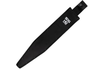 Image of SOG Specialty Knives &amp; Tools Phantom Strike Machete Fixed Blade Knife 17.6inch Spear Point 420 Black Blade Glass Reinforced Nylon Grn Handle Black