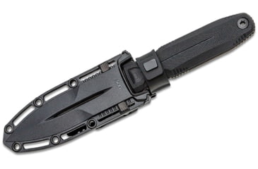 Image of Sog Specialty Knives & Tools Sog Knife Pentagon Fx Blackout 4.77 Dbl Edge Blade Blackout