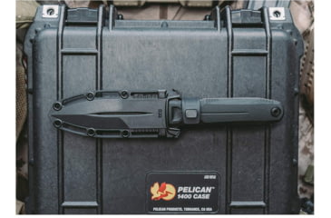 Image of Sog Specialty Knives & Tools Sog Knife Pentagon Fx Blackout 4.77 Dbl Edge Blade Blackout