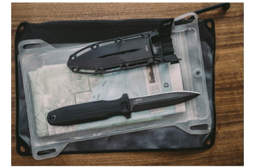 Image of Sog Specialty Knives & Tools Sog Knife Pentagon Fx Blackout 4.77 Dbl Edge Blade Blackout
