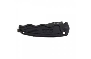 Image of SOG Specialty Knives &amp; Tools SOG-TAC California Special TiNi Folding Knife, 1.9 in AUS-8 Blade, Black, 3.9-inch Hard-Anodized Aluminum Handle ST-14