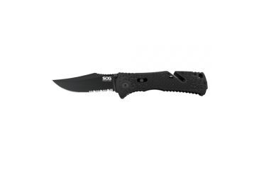 Image of SOG Trident Mini Knife, Hardcased Black Tini, TF21-BX