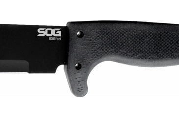 Image of SOG Specialty Knives &amp; Tools SOGFari Machete Fixed Blade Knife, 18in, 3Cr13 Blade, Machete, Black, Kraton Handle, Black/Black, SOG-MC02-N