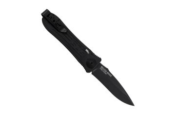 Image of SOG Specialty Knives &amp; Tools Strat Ops Automatic Folding Knife, Black, SO1001-BX