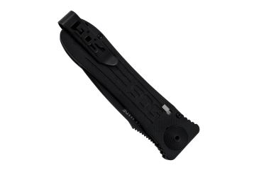 Image of SOG Specialty Knives &amp; Tools Strat Ops Automatic Folding Knife, Black, SO1001-BX