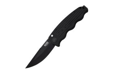 Image of SOG Specialty Knives &amp; Tools Tac Ops Automatic Folding Knife, Black, TO1011-BX