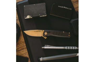 Image of SOG Specialty Knives &amp; Tools Terminus XR LTE, Carbon + Gold, TM1033-BX