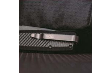 Image of SOG Specialty Knives &amp; Tools Terminus XR LTE, 2.95in, CRYO CPM S35VN Blade, Clip Point, Graphite, G10 and Carbon Fiber Handle, SOG-TM1032-BX