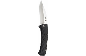 Image of SOG Specialty Knives &amp; Tools Traction Folding Knife, 3.5in, 5Cr13MoV Blade, Clip Point, Black, Glass-Reinforced Nylon Handle, SOG-TD1011-CP