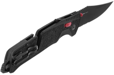 Image of SOG Specialty Knives &amp; Tools Trident At - Black Red - Partially Serrated - 11-12-02-41