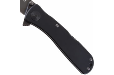 Image of SOG Specialty Knives &amp; Tools Twitch II Folding Knife, 2.65in, AUS-8 Blade, Drop Point, Black, Anodized Aluminum 6061-T6 Handle, Black, SOG-TWI12-CP