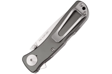 Image of SOG Specialty Knives &amp; Tools Twitch II Folding Knife, 2.65in, AUS-8 Blade, Drop Point, Grey, Anodized Aluminum 6061-T6 Handle, Tan, SOG-TWI8-CP