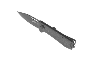 Image of SOG Specialty Knives &amp; Tools Ultra XR XHP Folding Knives, 2.8in, Straight Edge, CTS XHP Steel, Spear Point, Blackout, Carbon Fiber Handle, SOG-12-63-05-57