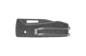 Image of SOG Specialty Knives &amp; Tools Ultra XR XHP Folding Knives, 2.8in, Straight Edge, CTS XHP Steel, Spear Point, Blackout, Carbon Fiber Handle, SOG-12-63-05-57