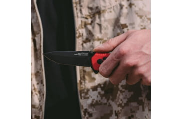 Image of SOG Specialty Knives &amp; Tools Vision XR LTE Folding Knife, Red, SOG-12-57-08-57