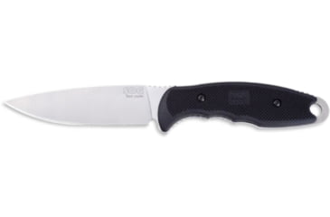Image of SOG Team Leader Knife w/ SE 5in. Steel Blade and GRN Handle, Satin Finish, Black TL03N-CP