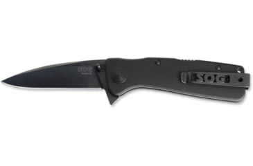 Image of SOG Twitch XL Knife w/ SE Fold 3.25in. Steel Blade and Alum. Handle, BLK TiNi Finish, Black TWI21-CP