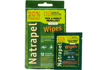 Image of Survive Outdoors Longer Arb Natrapel Picaridin Wipes 12 Wipes Per Box