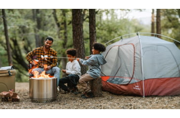 Image of Solo Stove Bonfire and Stand 2.0, Stainless Steel, Medium, SSBON-SD-2.0