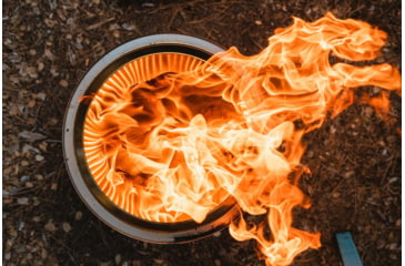 Image of Solo Stove Bonfire and Stand 2.0, Stainless Steel, Medium, SSBON-SD-2.0