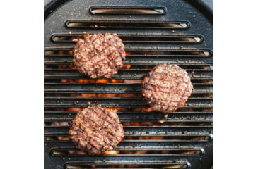 Image of Solo Stove Bonfire Cast Iron Grill Top and Hub, Stainless Steel, Cast Iron Black, Medium, SSBON-COOKING-BUNDLE