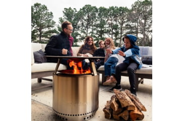 Image of Solo Stove Bonfire Heat Deflector, Stainless Steel, Medium, SSBON-DEFLECTOR