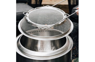 Image of Solo Stove Bonfire Shield, Stainless Steel, Medium, ssbon-sheild