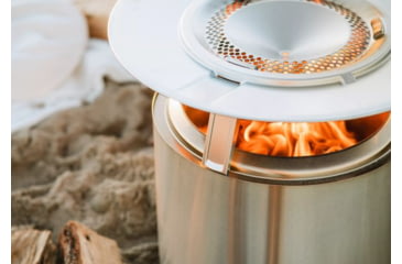 Image of Solo Stove Ranger Heat Deflector, Stainless Steel, Medium, SSRAN-DEFLECTOR