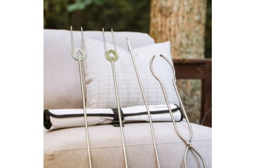 Image of Solo Stove Sticks + Tools Accessory Bundle, Stainless Steel, Small, BUNDLE-STICKS+TOOL
