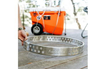 Image of Solo Stove Yukon Stand, Stainless Steel, Large, Yuk-Stand-27