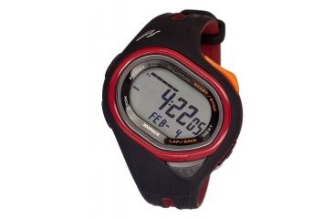 Image of Soma Dwj22-0003 Running 300 Watch, Grey Face, Black Polyurethane Band SOMDWJ22-0003