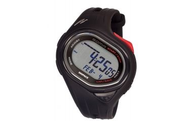 Image of Soma Dwj22-0005 Running 300 Watch, Black Face, Black Polyurethane Band SOMDWJ22-0005