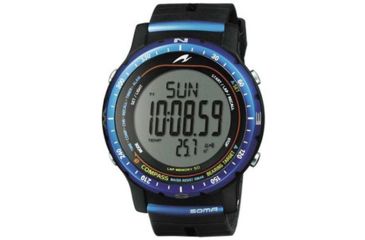 Image of Soma Dyk52-0004 Outdoor Compass Watch, Grey Face, Black Rubber Band SOMDYK52-0004