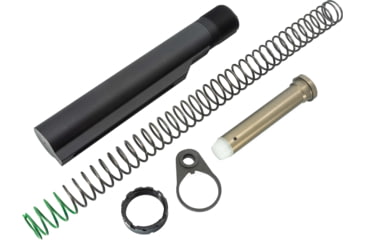 Image of Sons of Liberty Gun Works A5 Buffer Kit, Loyal 9 or Vltor Extension, Green Spring, A5H2, QD End Plate, FCD Castle Nut, Black, A5KIT