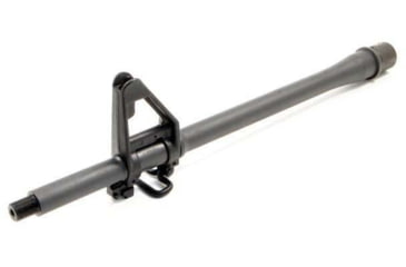 Image of Sons of Liberty Gun Works Threaded Barrel, 13.7in, Government Profile w/FSB, Mid Gas, 1-7 Twist, QPQ, Black, 13.7COMBAT556FSB