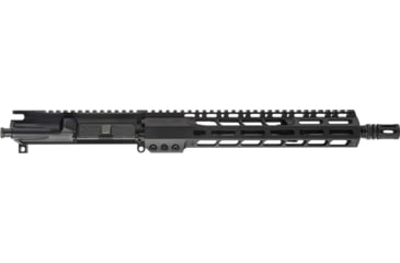Image of Sons of Liberty Gun Works Half Complete Upper Receiver, M4-89, 5.56mm, 12.5in, 11.5in, Combat Barrel, M89 Rail, A2 Flash Hider, No BCG or CH, Black, M489UPPER-12.5-556