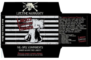 Image of Sons of Liberty Gun Works Liberty Competition Trigger, Black, LCT