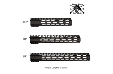 Image of Sons of Liberty Gun Works M89 Drive Lock Rail M-LOK, 10.5in, Includes Steel QD Socket, Black, M89-10.5